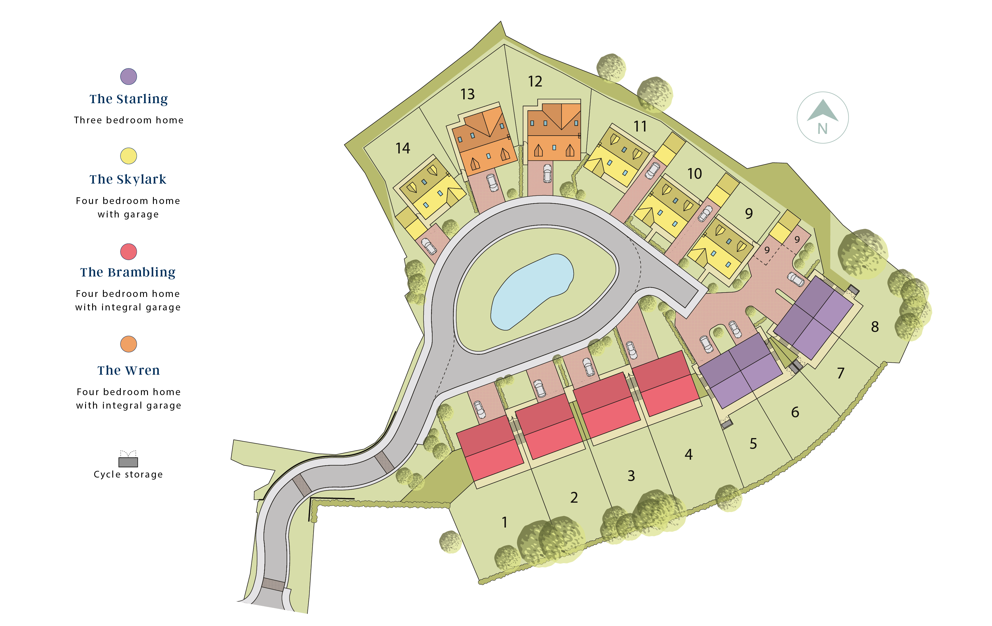 Bridgeford Gardens, Briggswath Whitby Site Layout Image